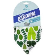 Wholesale - DOG BANDANA COLLAR REVERSIBLE LEAF GREEN, UPC: 191205578187